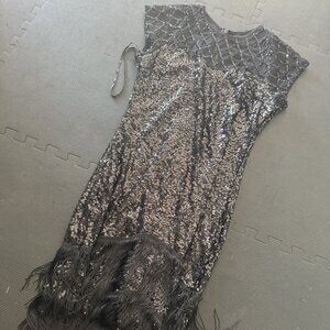 Sequin flapper dress